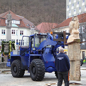 Baumfest auf dem Marktplatz Suhl