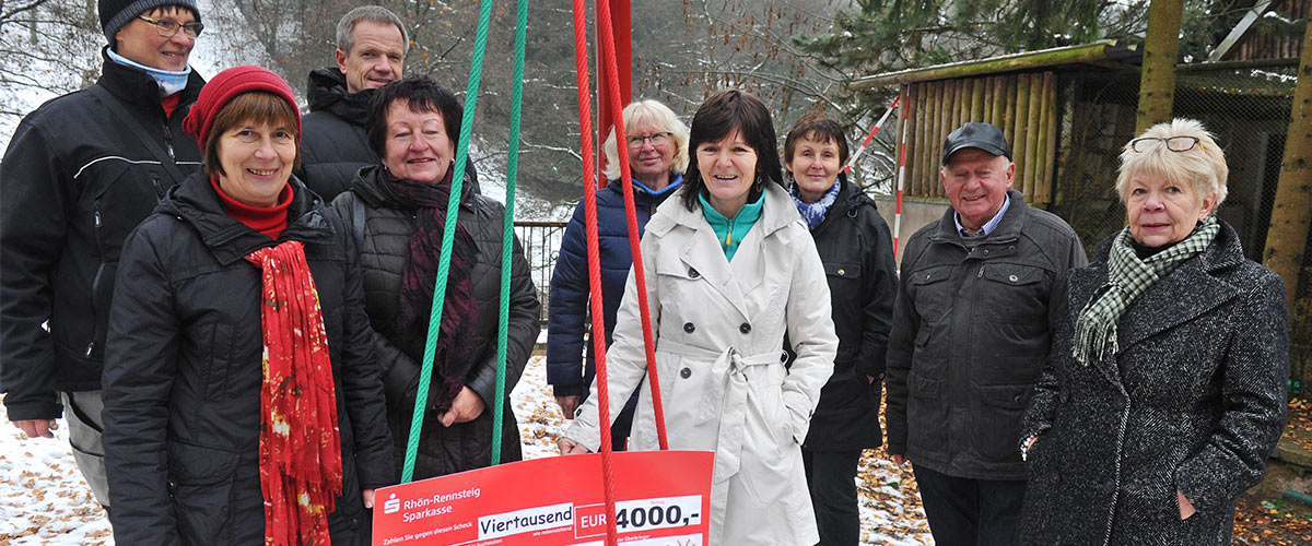 Tierpark-Spende der Freien Wähler Suhl, 2016