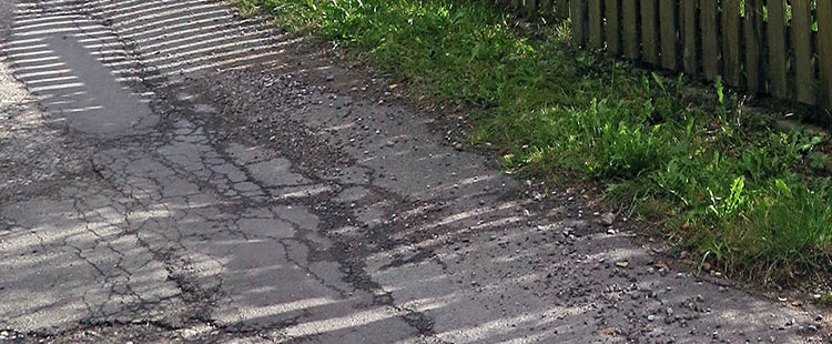 Straße in Suhl (Foto: Brigitte Günkel)