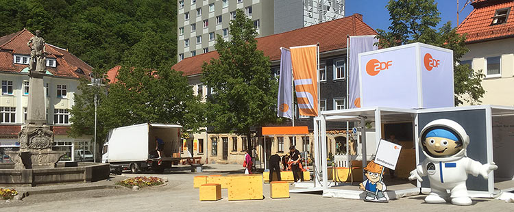 ZDF-MoMa in Suhl (Foto: Manuela Hahnebach)