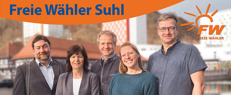 Freie Wähler Suhl Wahlbanner: Die Mischung machts