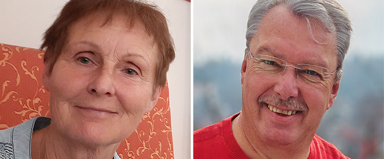 Freie Wähler Suhl: Brigitte Günkel, Hermann Klett (Fotos: privat)