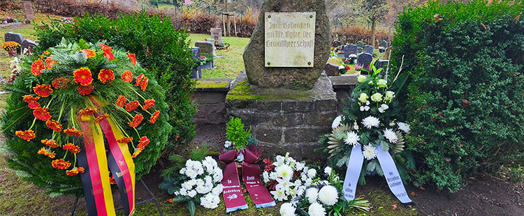 16.11.2025: Volkstrauertag auf dem Friedhof Goldlauter-Heidersbach