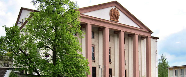 Potrtalgebäude der Philharmonie, Suhl (Foto: Brigitte Günkel)