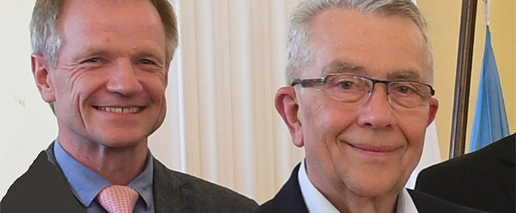 Jens Triebel und Klaus Meier, Verdienter Bürger der Stadt Suhl