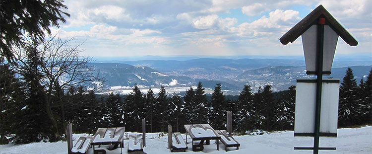 Suhler Talkessel vom Rennsteig (Foto: Brigitte Günkel)