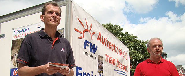 Freie Wähler Suhl zur Kommunalwahl 2009 | Foto: Ingrid Ehrhardt
