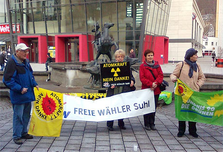 Mahnwache für den Atomausstieg - 11.03.2012 - 1 Jahr Fukushima