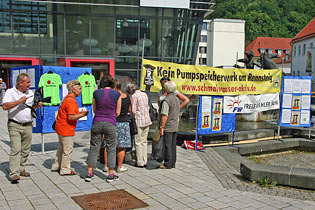 Aktion: Kein Pumpspeicher am Rennsteig (Foto: Erhard Kretschmann)