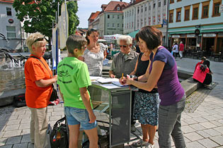 Aktion: Kein Pumpspeicher am Rennsteig (Foto: Erhard Kretschmann)