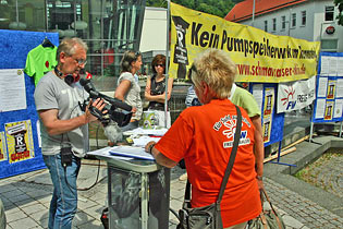 Aktion: Kein Pumpspeicher am Rennsteig (Foto: Erhard Kretschmann)