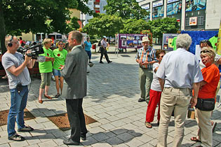 Aktion: Kein Pumpspeicher am Rennsteig (Foto: Erhard Kretschmann)
